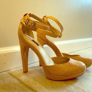 Rachel Zoe - Cole Reptile Leather Platform Pump